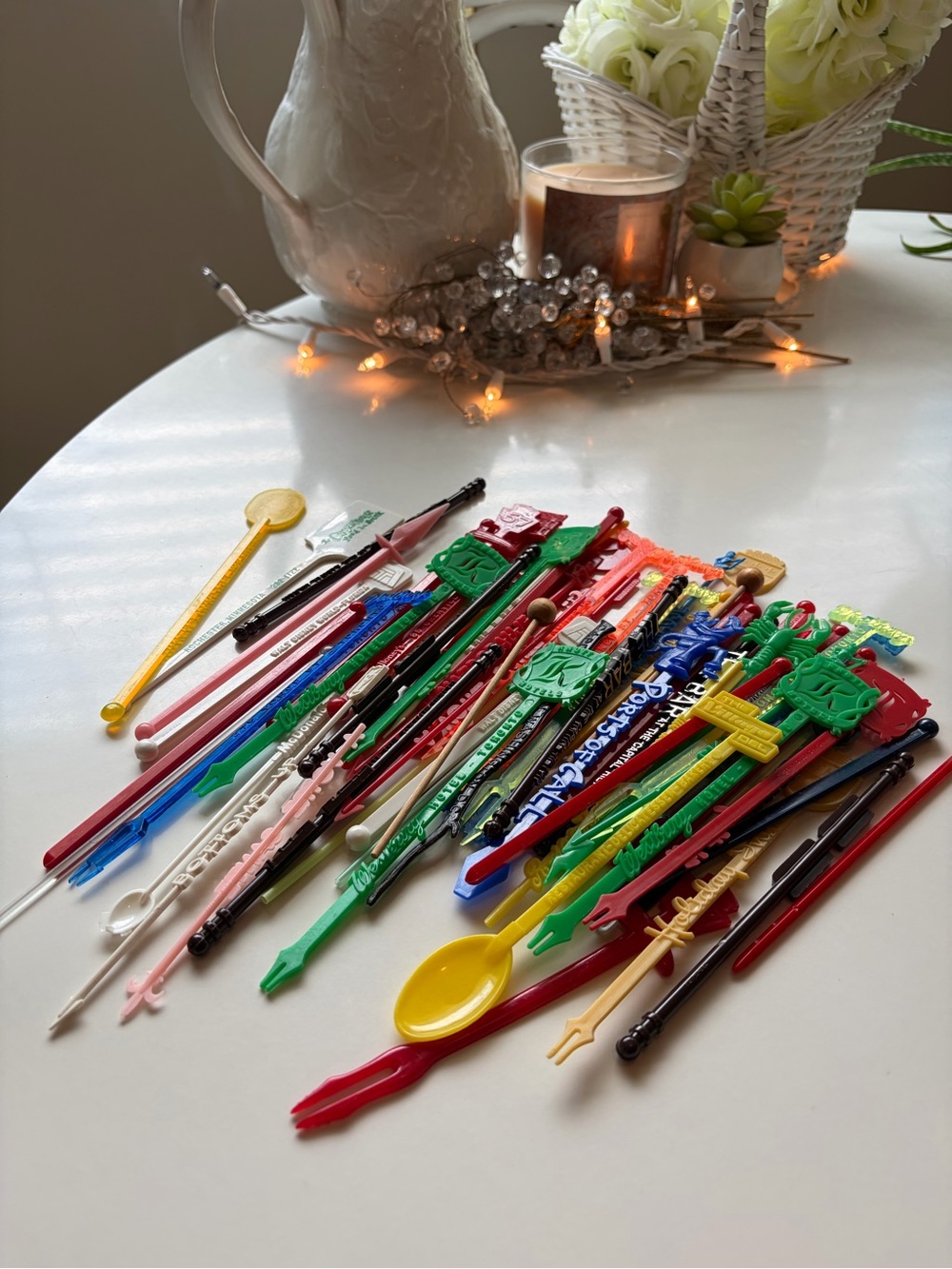 Lot of Vintage Swizzle Sticks